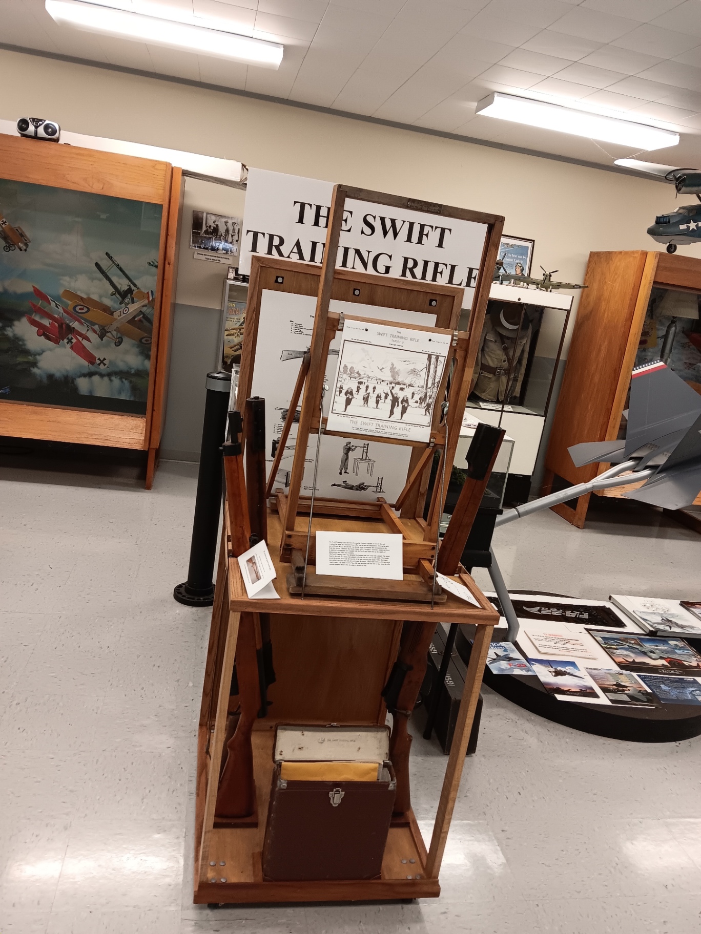 The Swift Training Rifle — a WWI marksmanship trainer that taught recruits to shoot before live ammunition was ever issued.